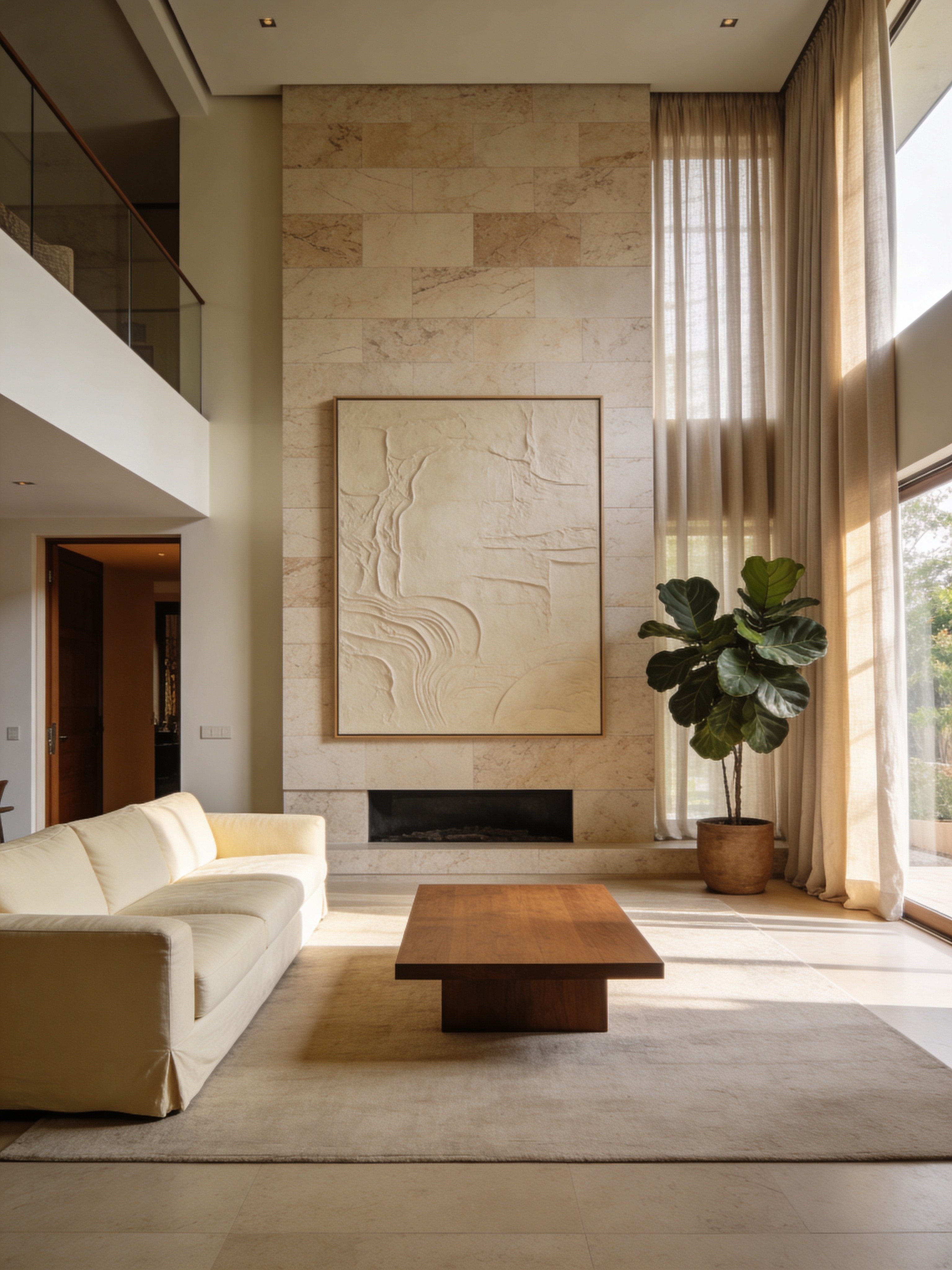 Interior elegante com luz natural — Atmosfera Interiores